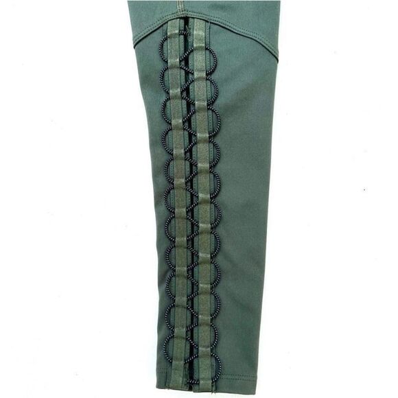 High Rise Ankle Length Leggings With Pockets S Black New - Picture 1 of 7